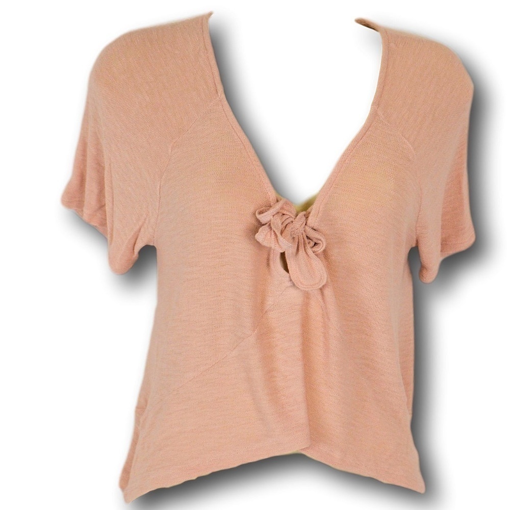 Urban Outfitters Light Pink Lightweight Knot Front